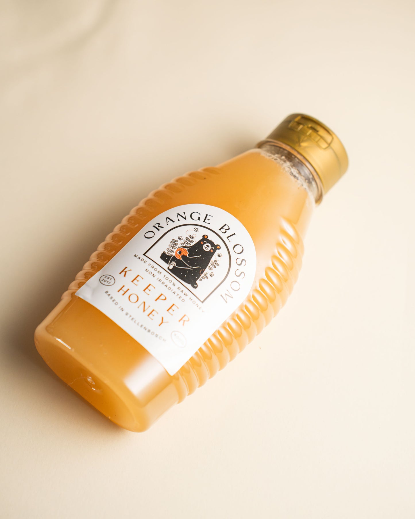 Orange Blossom Raw Honey • 500g Squeeze Bottle