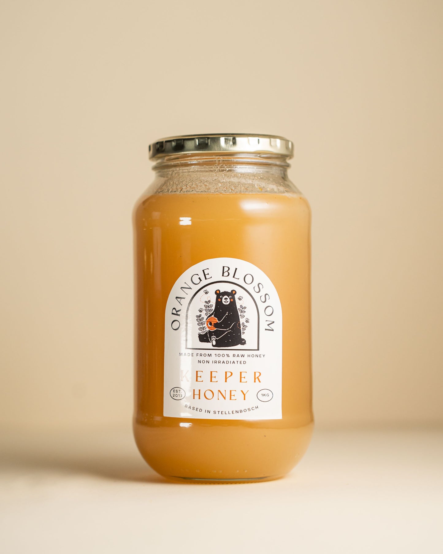 Orange Blossom Raw Honey • 1kg Jar