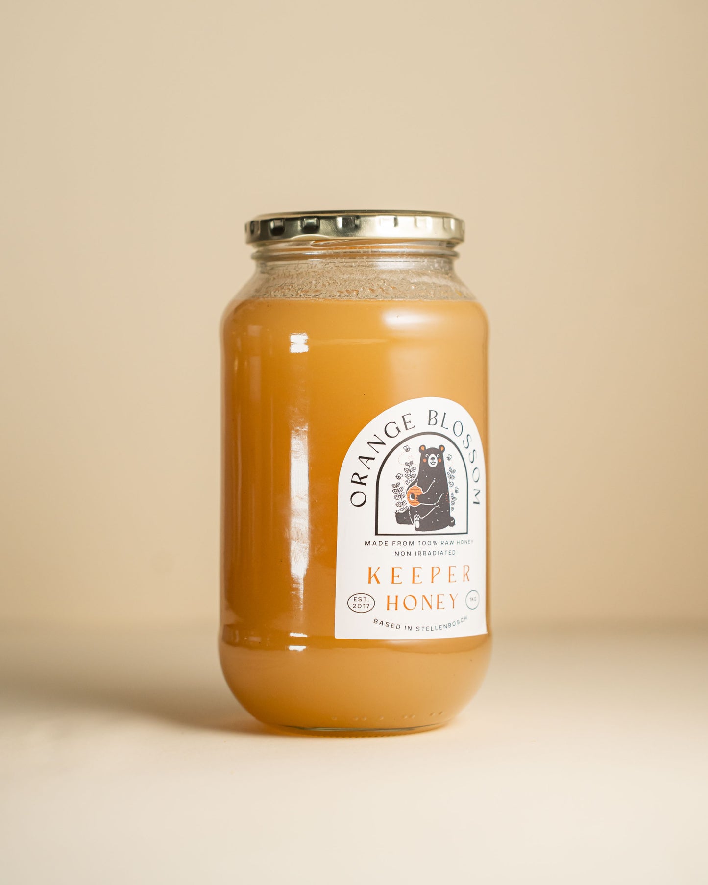 Orange Blossom Raw Honey • 1kg Jar